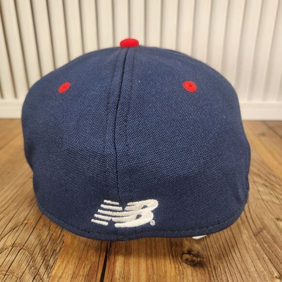 Washington Nationals New Balance The Game Pro Sz S Hat Cap Blue Red MLB Baseball - Picture 5 of 13
